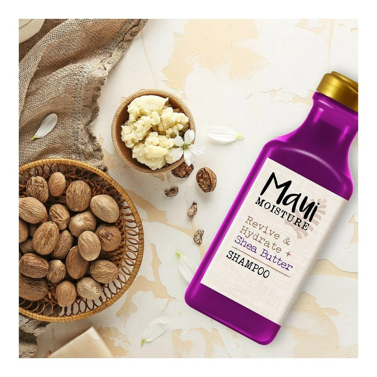 Maui Moisture Maui Sviestmedžių aliejumi Revive sausų plaukų šampūnas 385ml