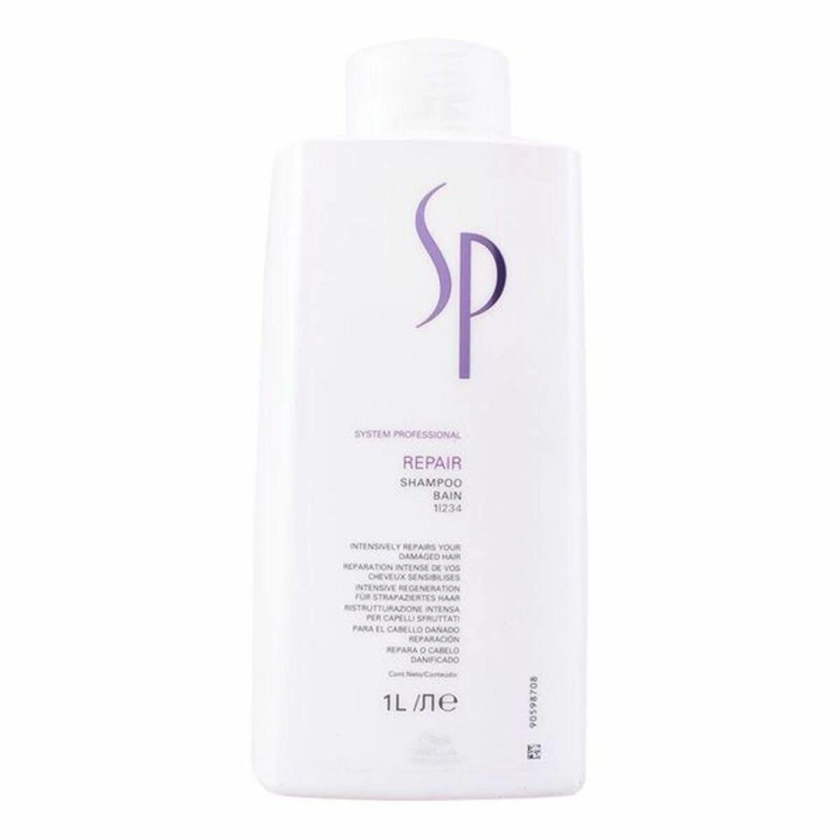 Wella System Professional Šampūnas pažeistiems plaukams Wella SP Repair Šampūnas 1000 ml