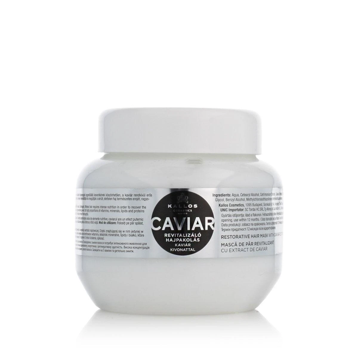 Atstatomoji plaukų kaukė su ikrų ekstraktu Kallos CAVIAR Hair Mask 275 ml