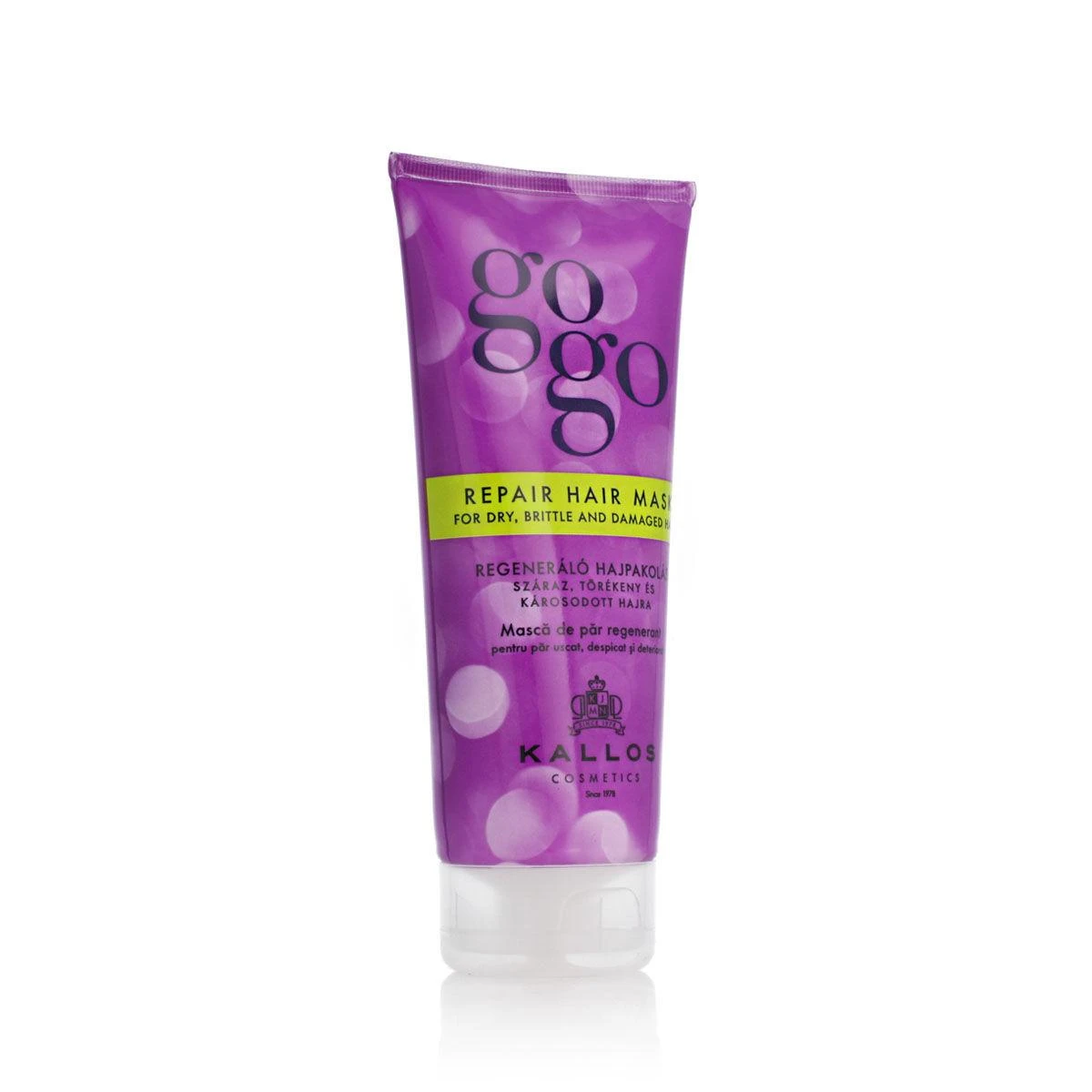 Kallos Cosmetics Gogo Repair Hair Mask atstatomoji kaukė, 200 ml