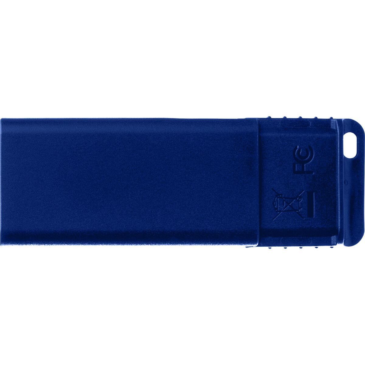 Verbatim USB atmintinė, USB 2.0, 16GB, Slider, žalia, mėlyna, raudona, 49326, USB A, su ištraukiama jungtimi. 3 vnt