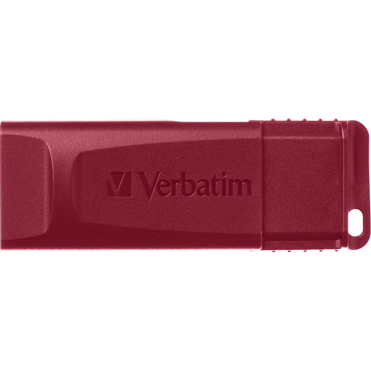 Verbatim USB atmintinė, USB 2.0, 16GB, Slider, žalia, mėlyna, raudona, 49326, USB A, su ištraukiama jungtimi. 3 vnt