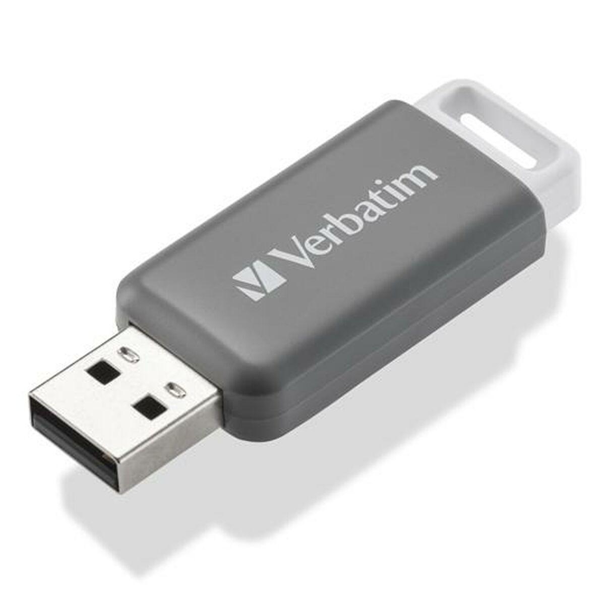 Verbatim DataBar USB 2.0 128GB pilka