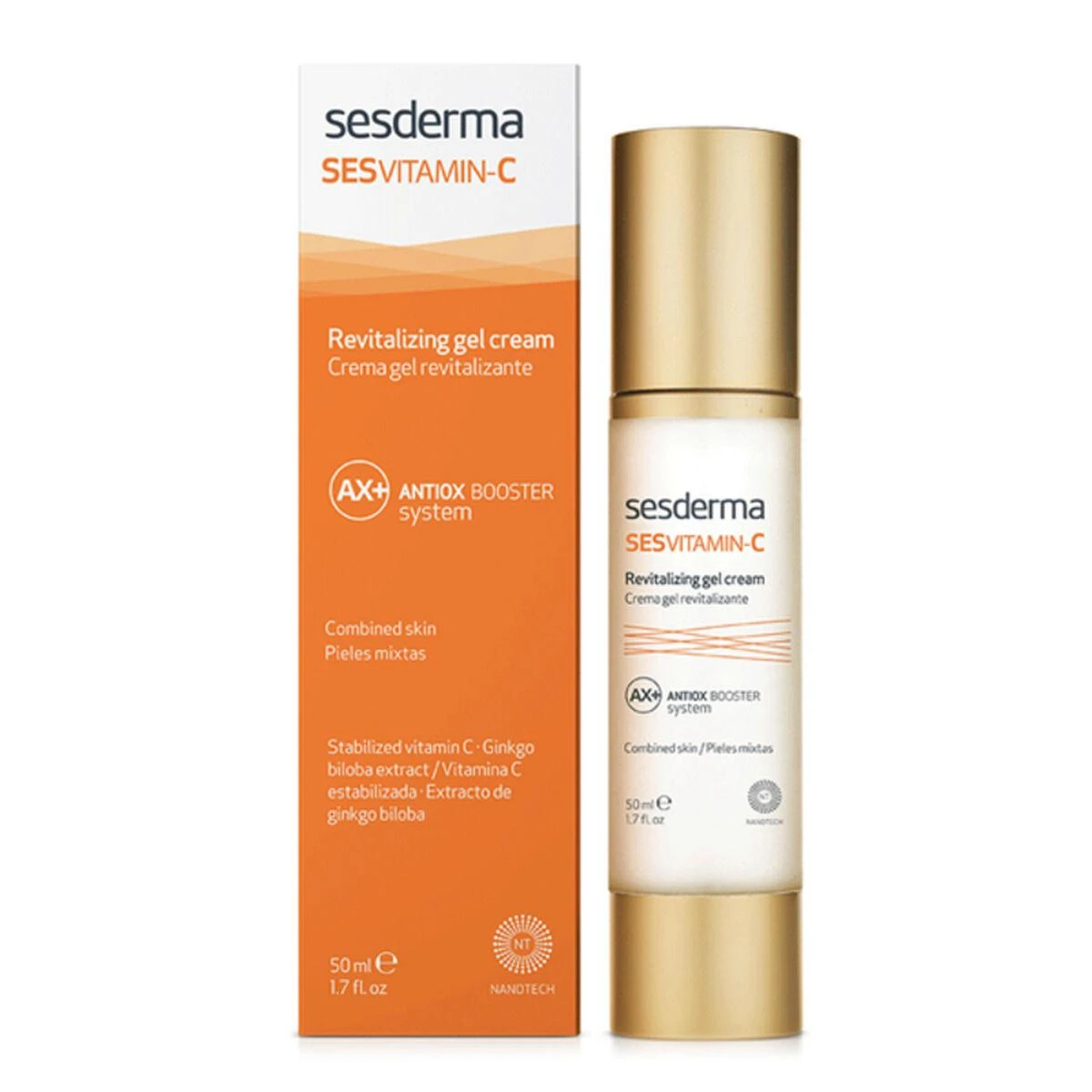 Sesderma C-VIT gaivinamasis veido gelinis kremas, 50 ml