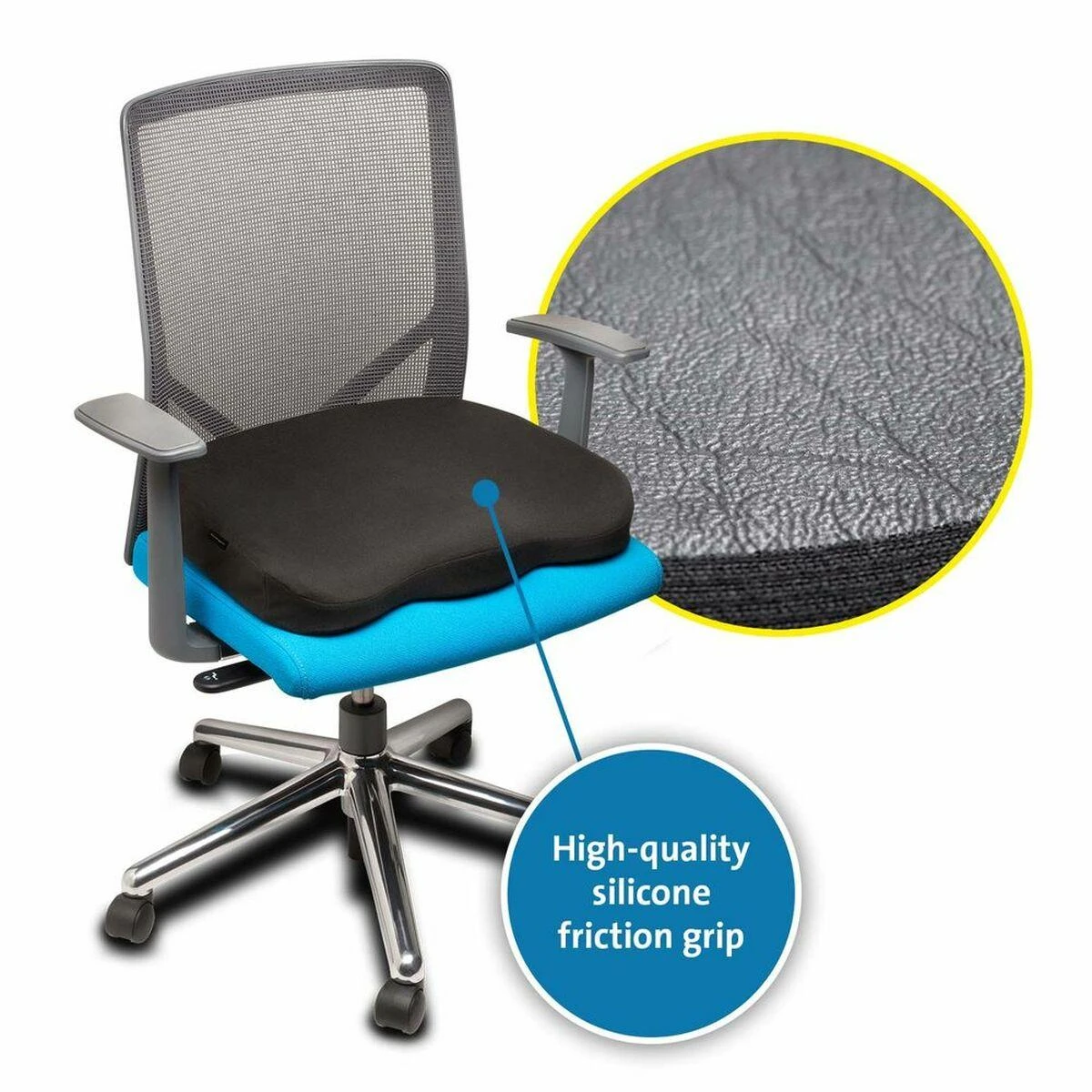 Leitz Ergonomiška pagalvė KENSINGTON, juoda sp.