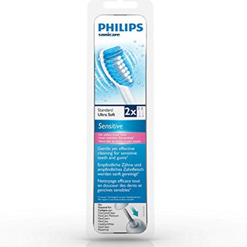Philips Sonicare S Sensitive Standartinės „Sonic“ dantų šepetėlio galvutės HX6052/07