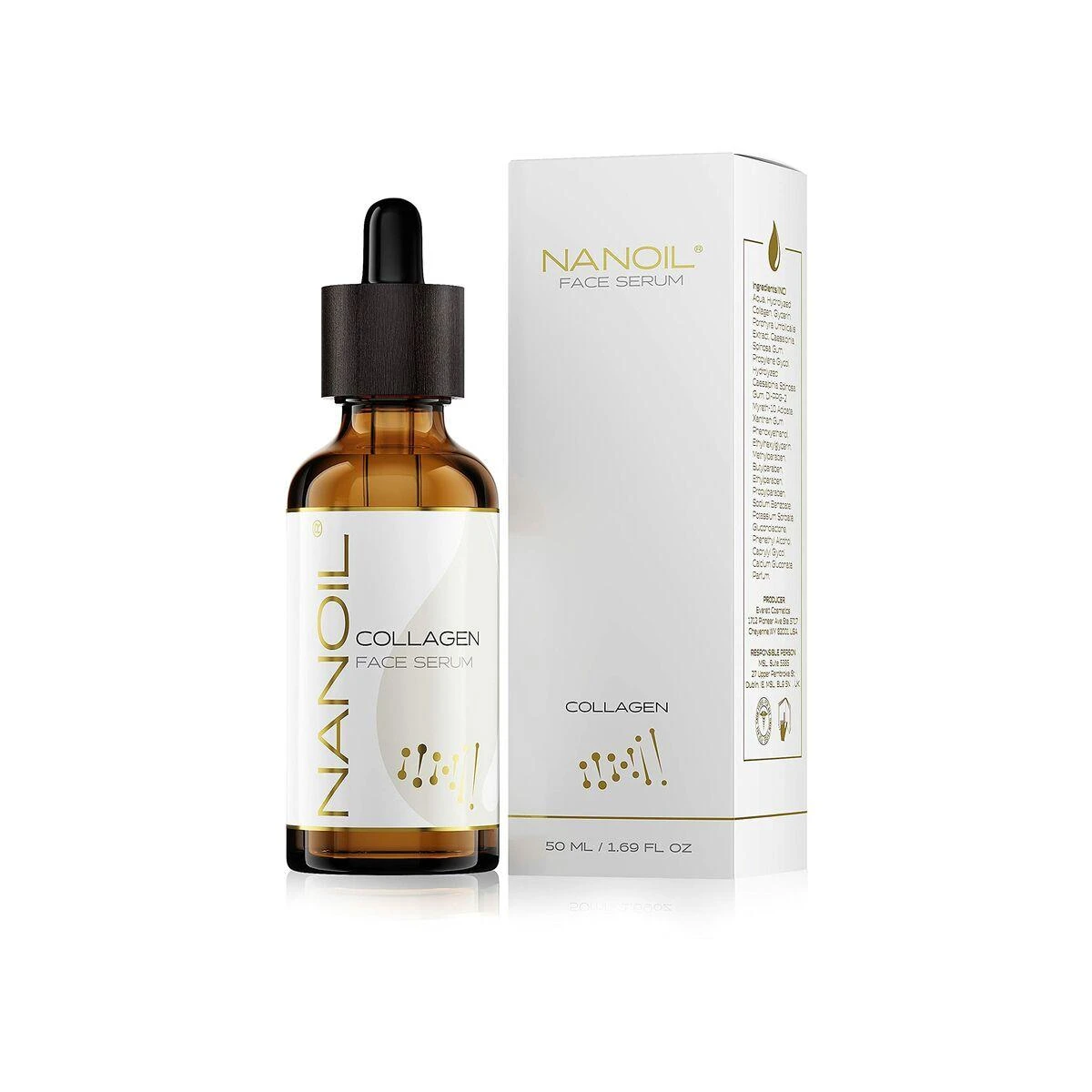 Nanoil Nanolash veido serumas su kolagenu 50ml