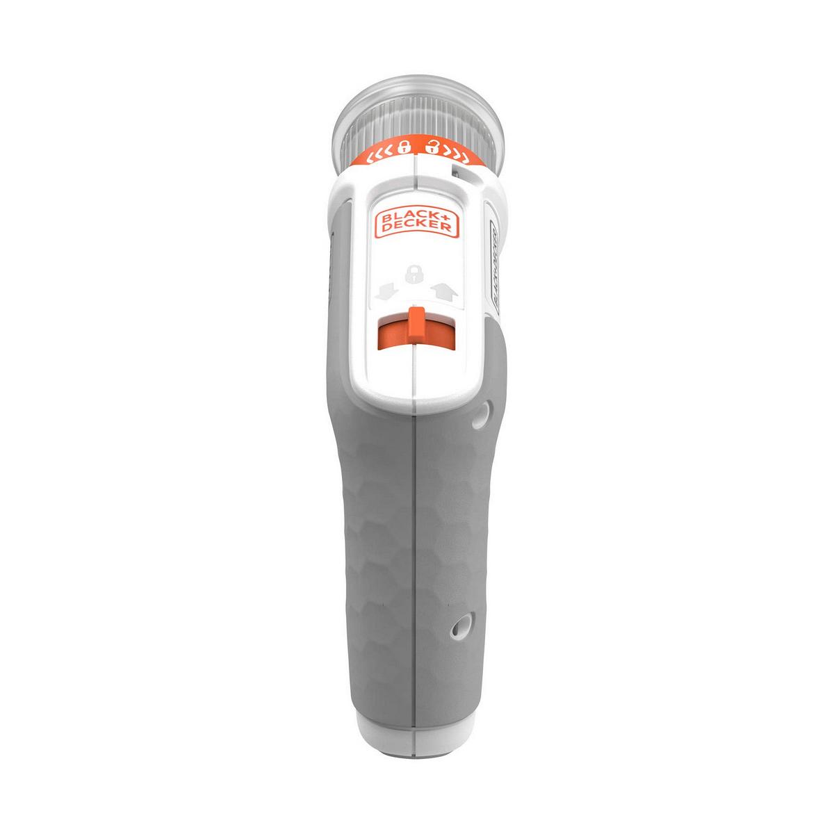 Black & Decker Juodas & Decker HEXDRIVER, cordless furniture screwdriver BCRTA01 (baltas/oranžinis, 3.6 volts)
