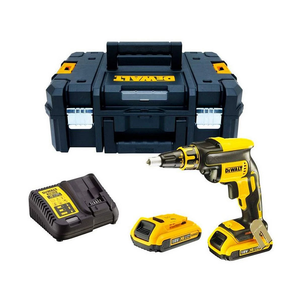 Juostinis suktuvas DeWalt DCF620D2-QW; 18 V; 2x2,0 Ah akum.