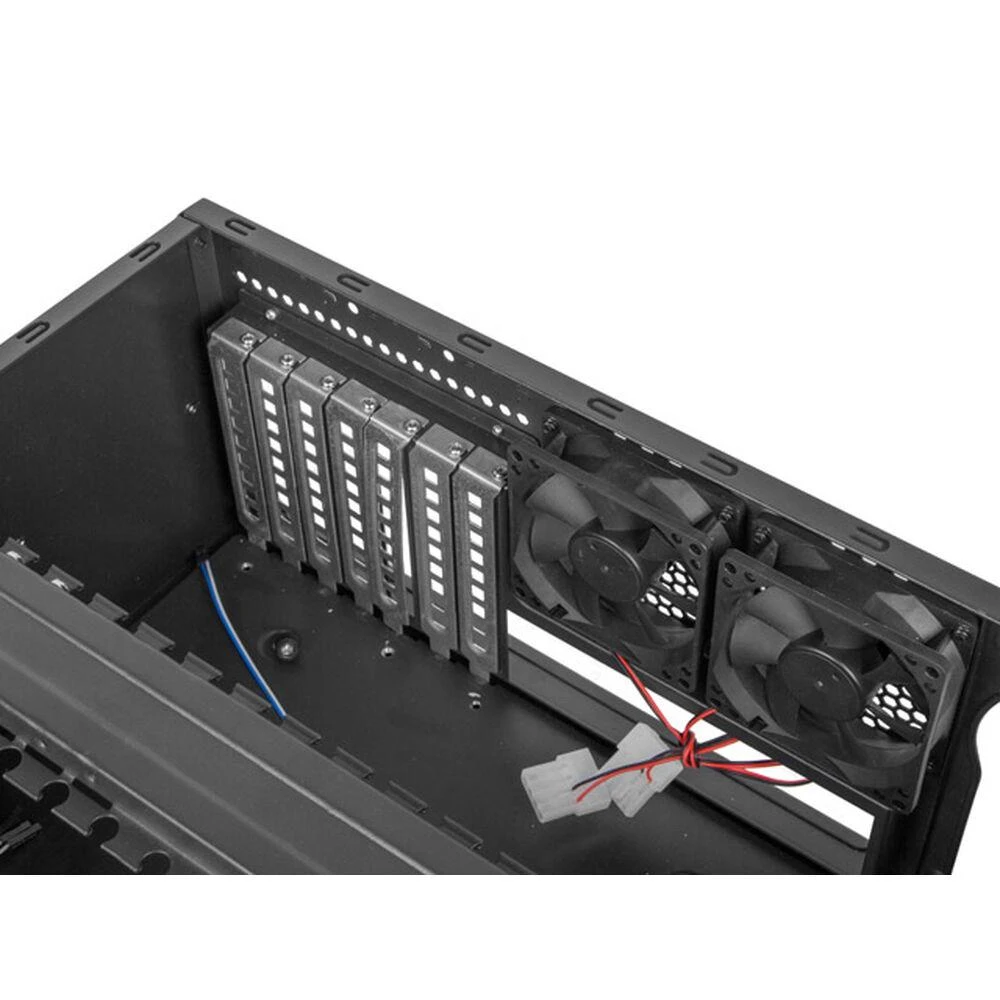 LANBERG SC01-4504-10B RACKMOUNT SERVER CHASSIS ATX 450/10 19/4U