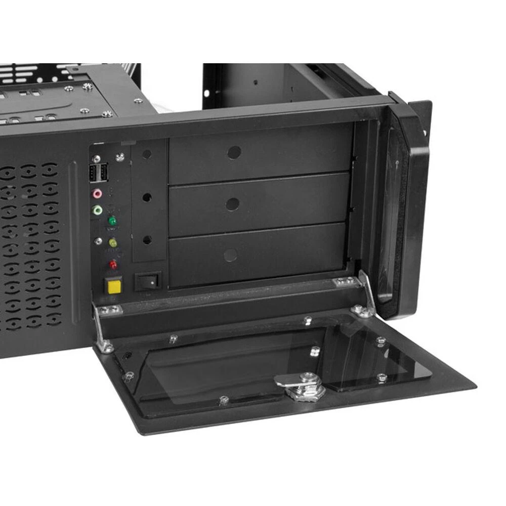 LANBERG SC01-4504-08B RACKMOUNT SERVER CHASSIS ATX 450/08 19/4U