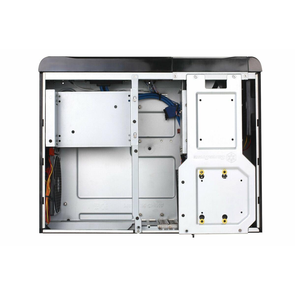 PC korpusas Silverstone SST-GD06B Grandia HTPC Micro ATX, Juodas