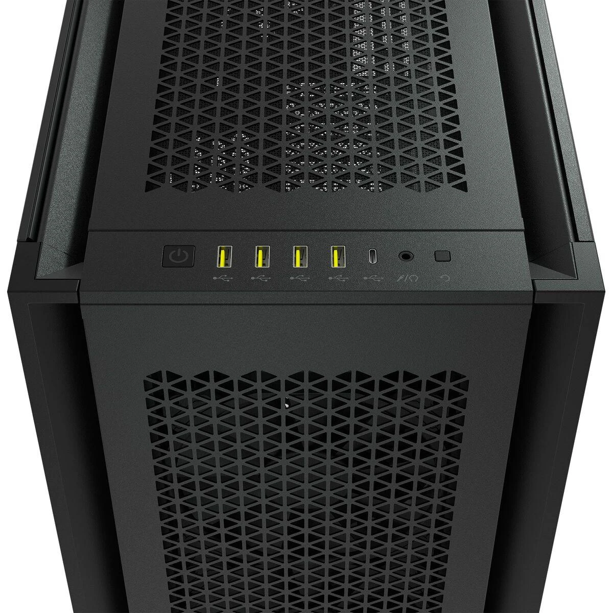 „Corsair“ | Grūdinto stiklo kompiuterio korpusas | 7000D AIRFLOW | Šoninis langas | Juodas | Pilno dydžio bokštas | ATX