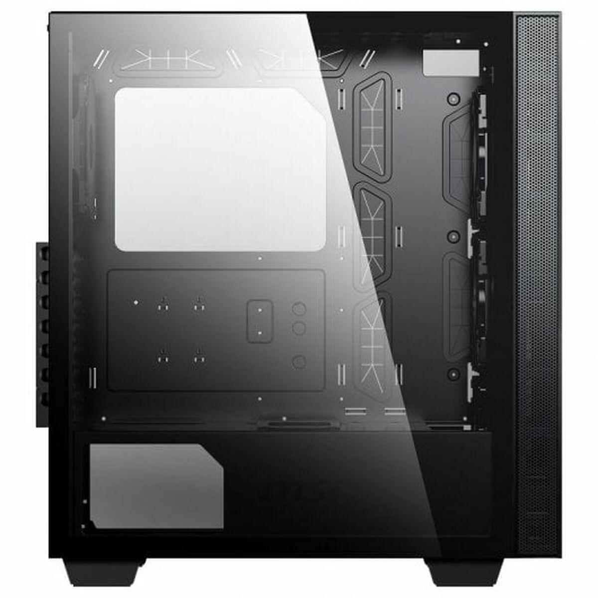 MSI MPG SEKIRA 100P Vidutinis bokštas 2xUSB 3.0 1xType C 4x120mm Juodas Ventiliatoriaus grūdinto stiklo langas