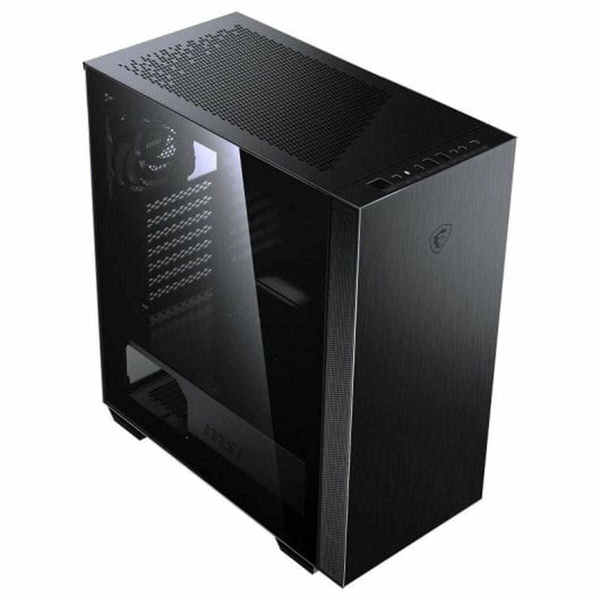 MSI MPG SEKIRA 100P Vidutinis bokštas 2xUSB 3.0 1xType C 4x120mm Juodas Ventiliatoriaus grūdinto stiklo langas