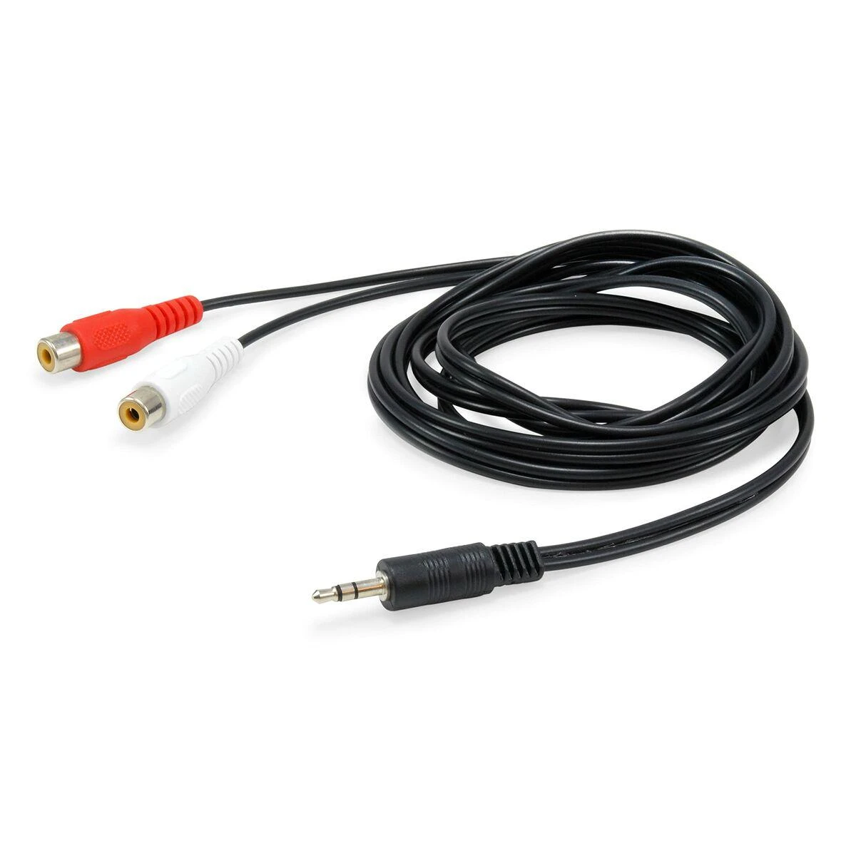 Kabelis Equip Jack 3,5 mm - RCA (Cinch) x2 2,5 m juoda (147093)