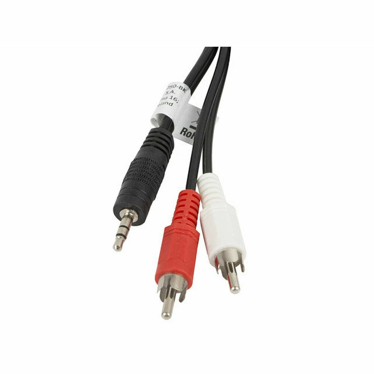 LANBERG CA-MJRC-10CC-0050-BK stereo garso kabelis Mini Jack 3.5mm M -> 2x RCA Cinch 5m