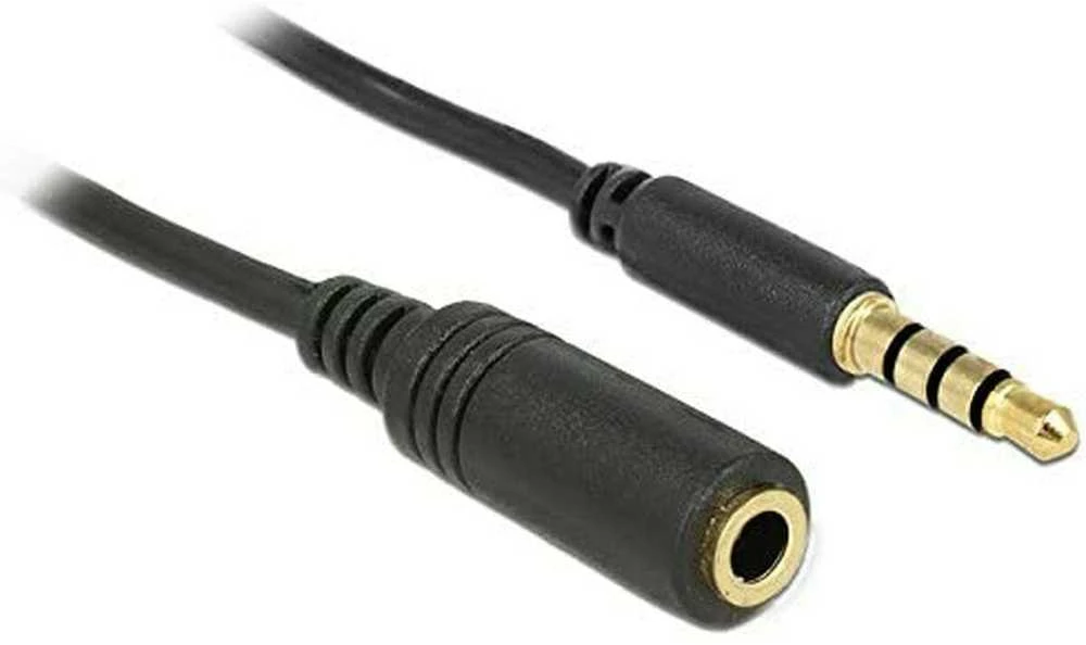 Kabelis Delock Jack 3.5mm - Jack 3.5mm 2m juoda (84667)