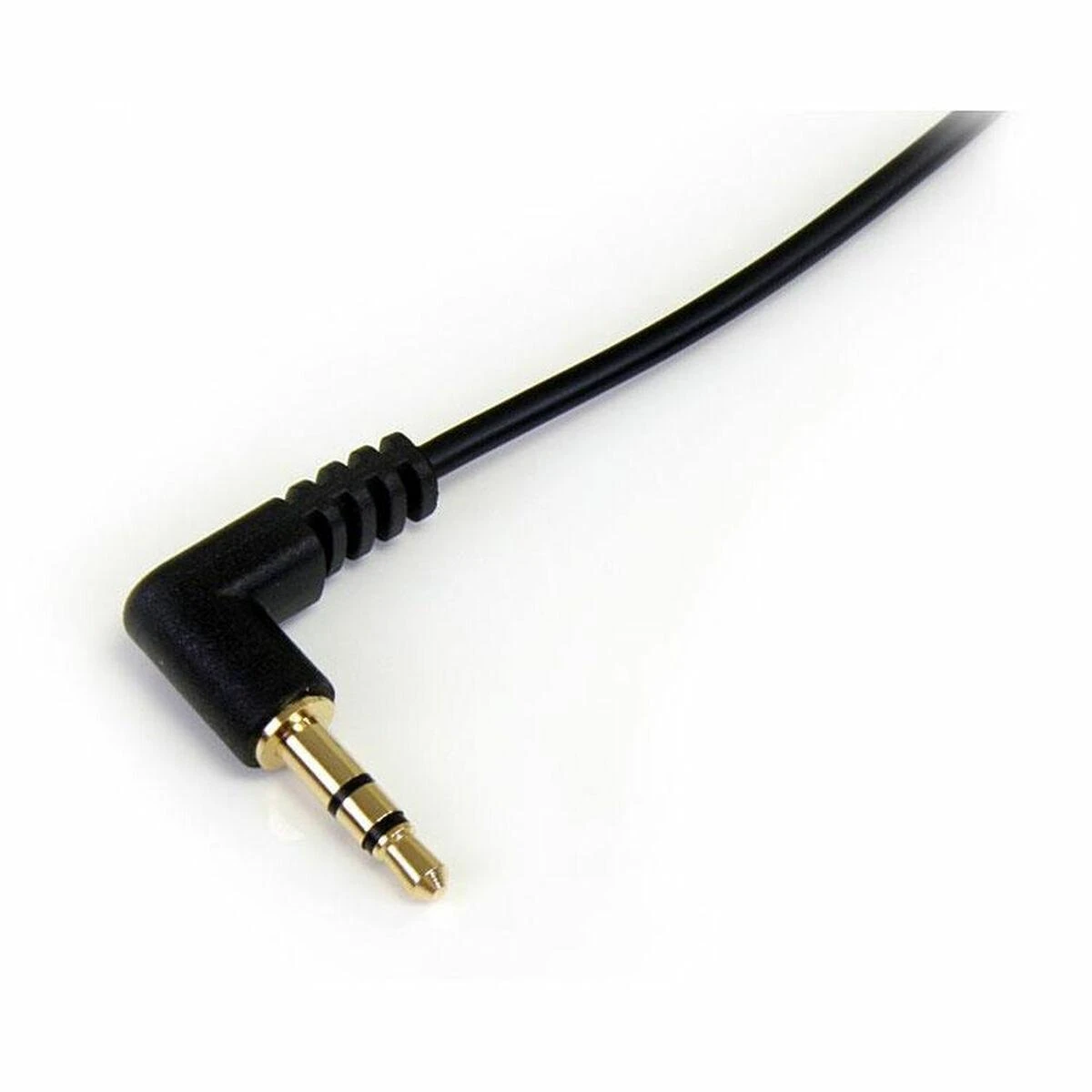 Kabelis StarTech Jack 3.5mm - Jack 3.5mm 0.3m juoda (MU1MMSRA)