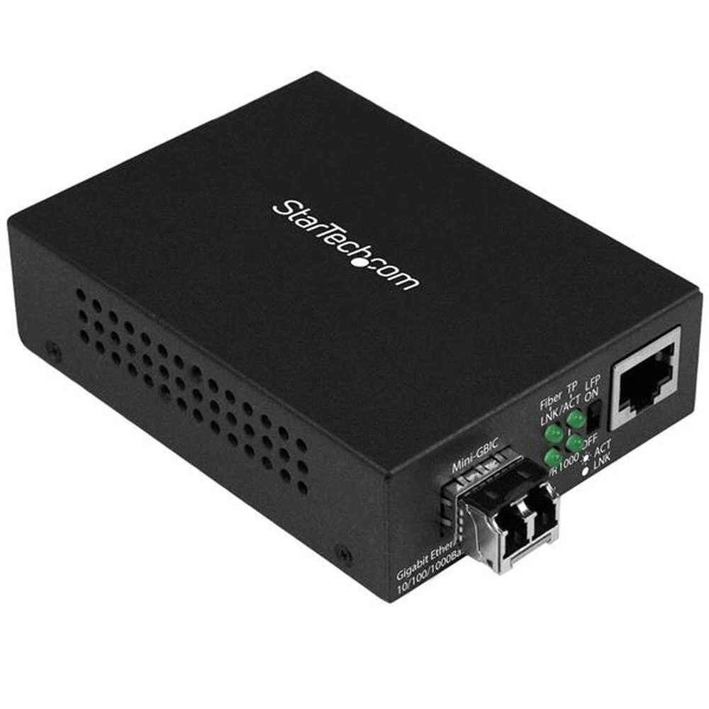 Konwerter światłowodowy StarTech Gigabit Ethernet Glasfaser Medienkonverter - 850nm MM LC - 500m - Mit MM SFP Transceiver - Fr 10/100/1000 Netzwerke (MCM1110MMLC) - 2775841