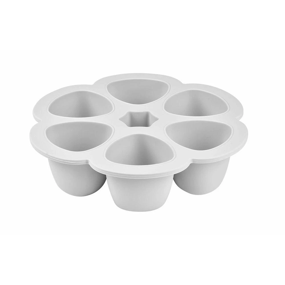 BEABA SILIKONINIS KŪDIKIO MAISTO KONTEINERIS MULTIPORTIONS, (6x90 ML), LIGHT MIST