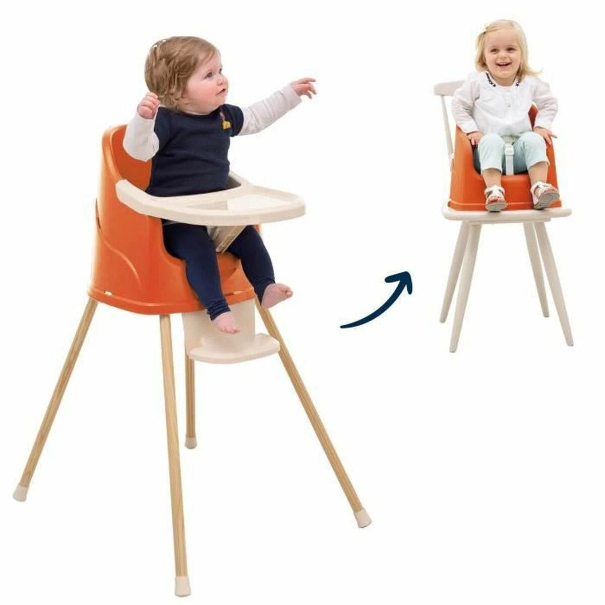 THERMOBABY YOUPLA maitinimo kėdė oranžinė*