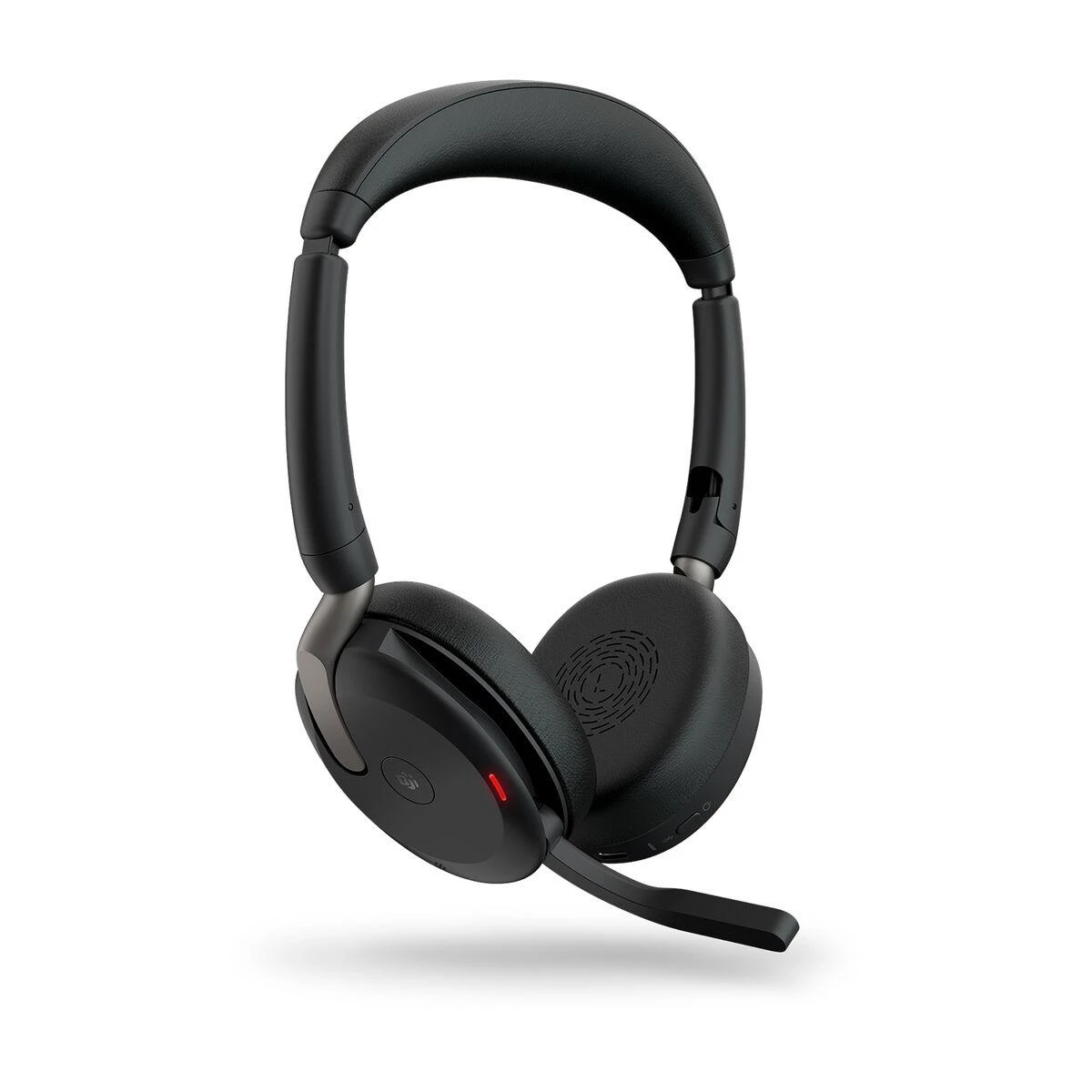 JABRA Evolve2 65 Flex MS Stereo Ausinės on-ear Bluetooth belaidės aktyvus triukšmo slopinimas USB-A juodas Certified skirta Microsoft Te