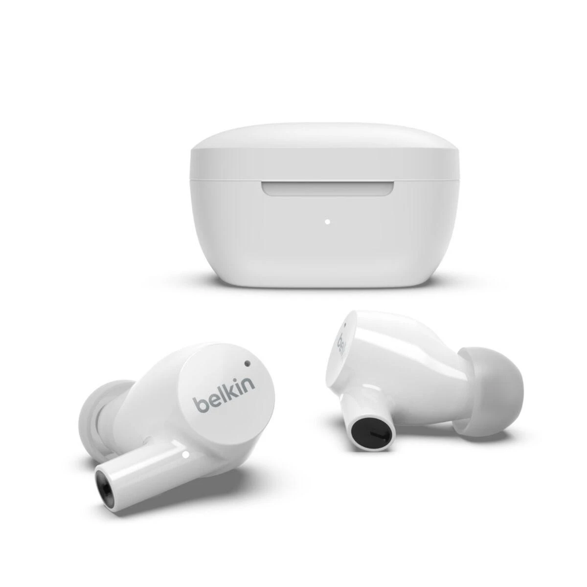 Ausinės Belkin True Earbuds SOUNDFORM RISE Su mikrofonu, į ausis įkišamos, Mikrofonas, Belaidės, Baltas