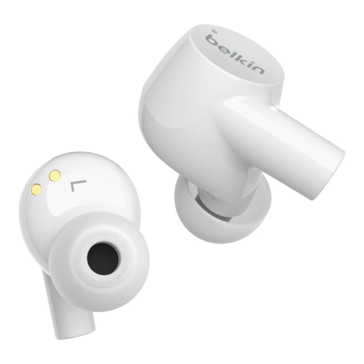 Ausinės Belkin True Earbuds SOUNDFORM RISE Su mikrofonu, į ausis įkišamos, Mikrofonas, Belaidės, Baltas