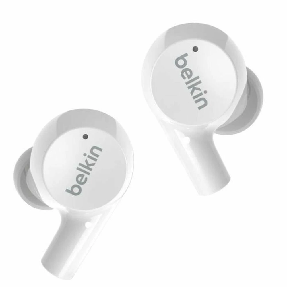 Ausinės Belkin True Earbuds SOUNDFORM RISE Su mikrofonu, į ausis įkišamos, Mikrofonas, Belaidės, Baltas
