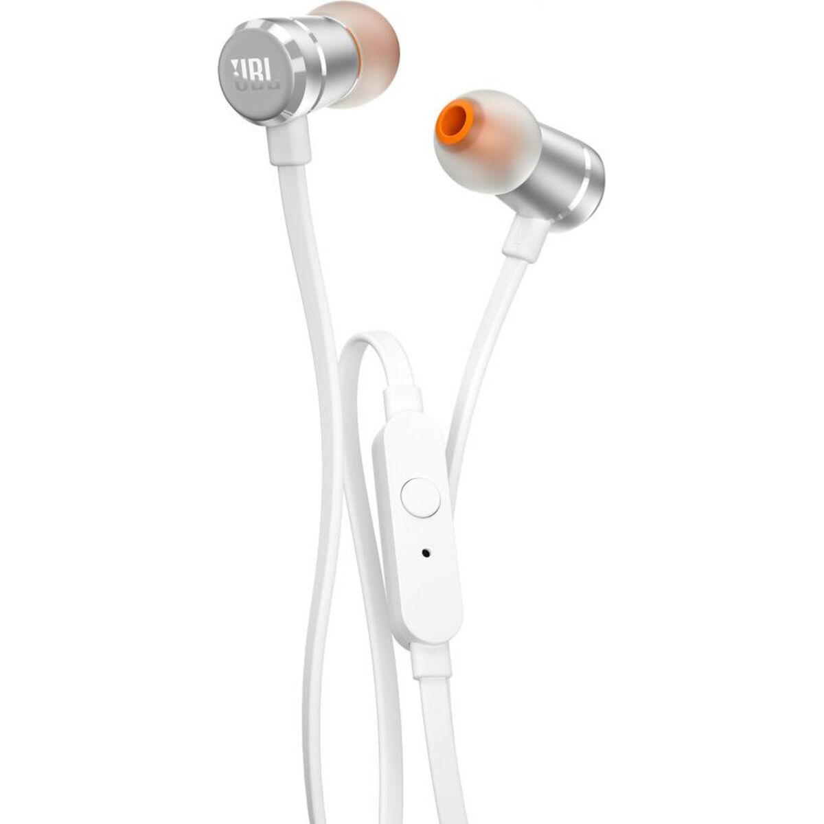 JBL Tune 290 T290 laidinės ausinės, Sidabrinės spalvos