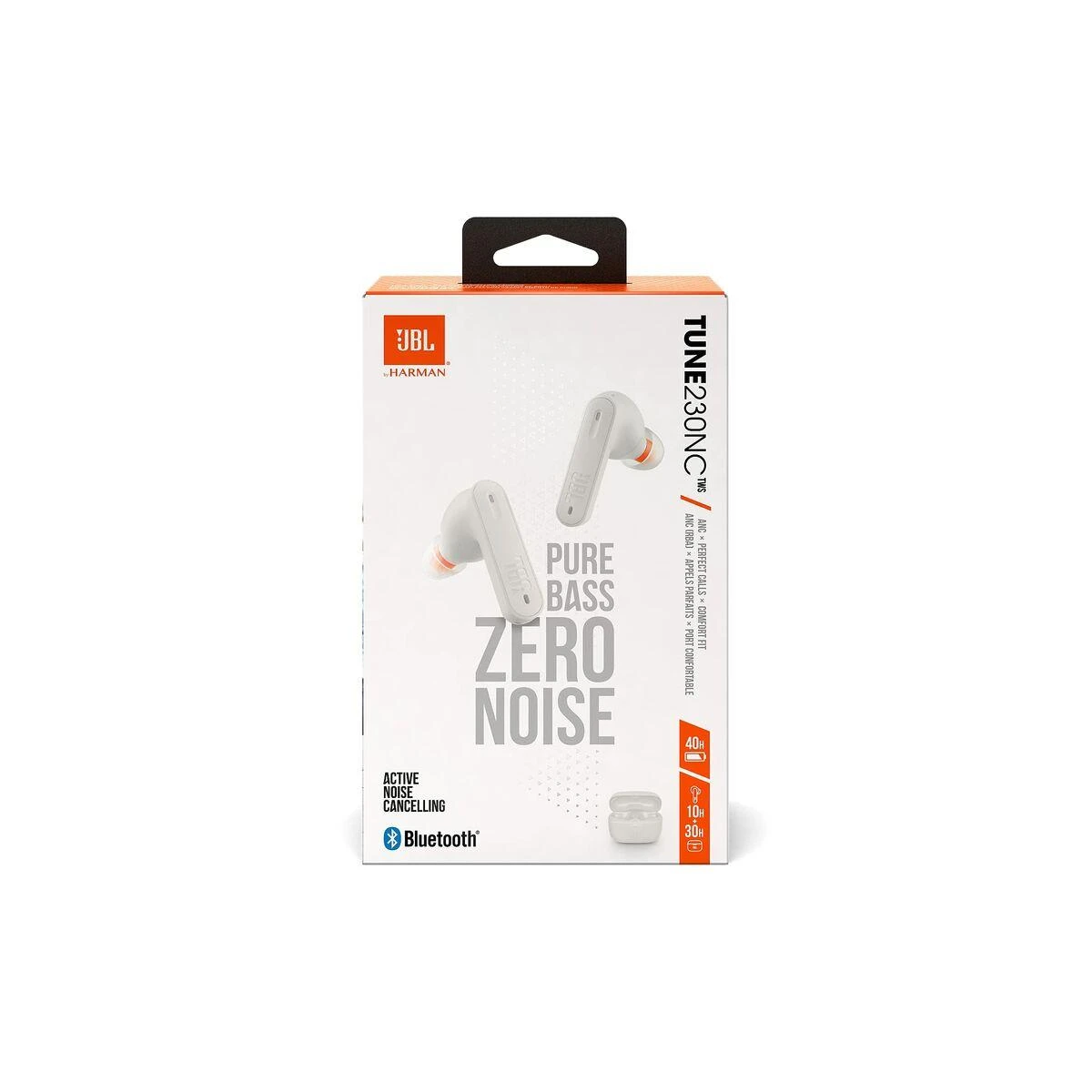 JBL Tune 230 NC ausinės, Baltos