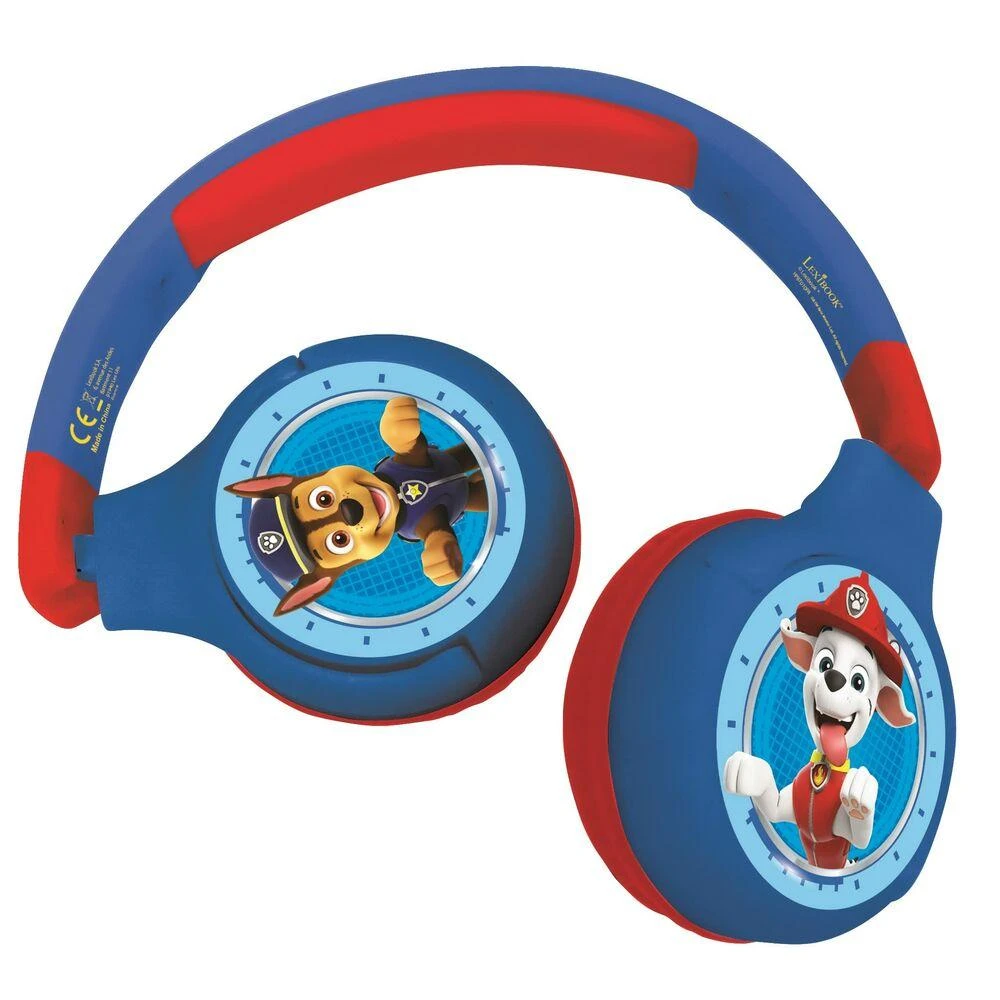 Lexibook – „Paw Patrol“ – sulankstomos 2 viename ausinės (HPBT010PA)