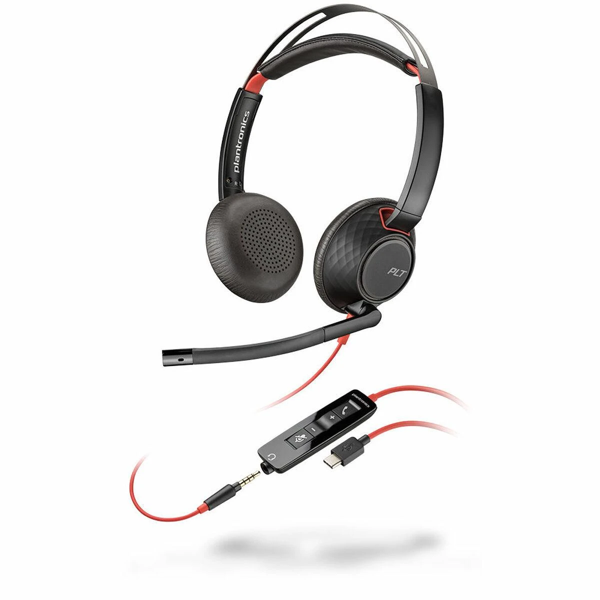 Ausinės Plantronics POLY BLACKWIRE 5220 C5220 USB-C WW