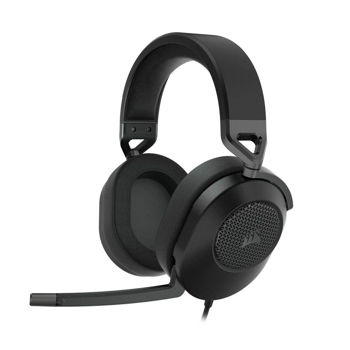 Corsair HS65 žaidimų ausinės, su laidu, Anglies pluošto spalvos