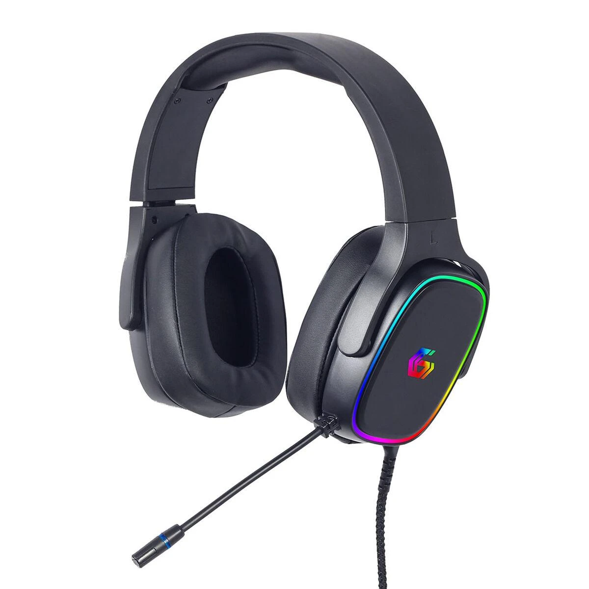 Gembird GHS-SANPO-S300 ausinės su RGB apšvietimu