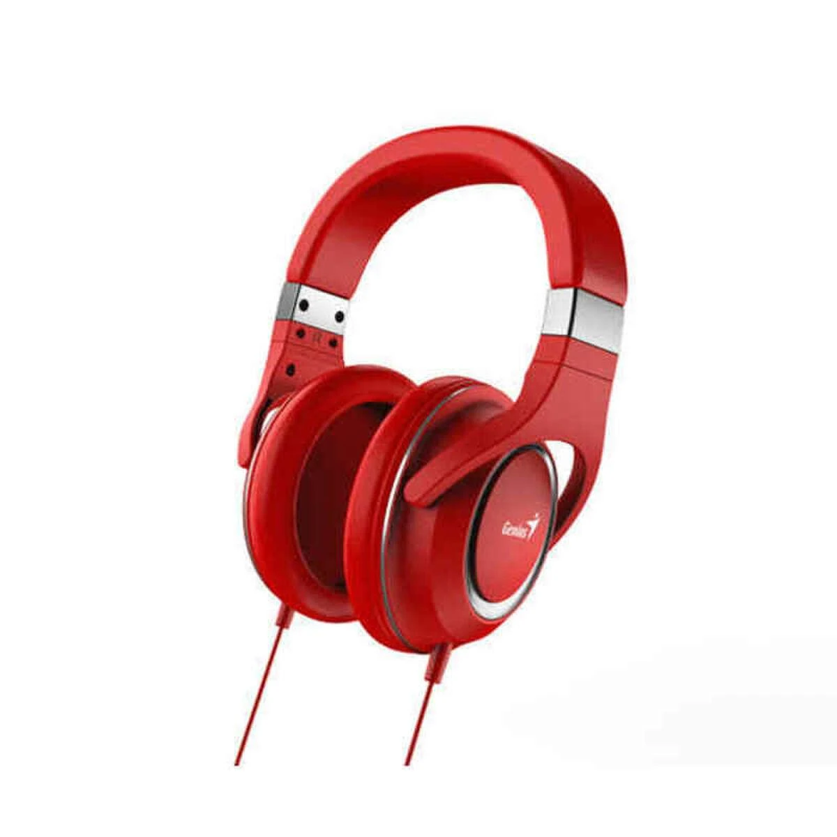 Raudonos Genius HS-610 ausinės su lankeliu