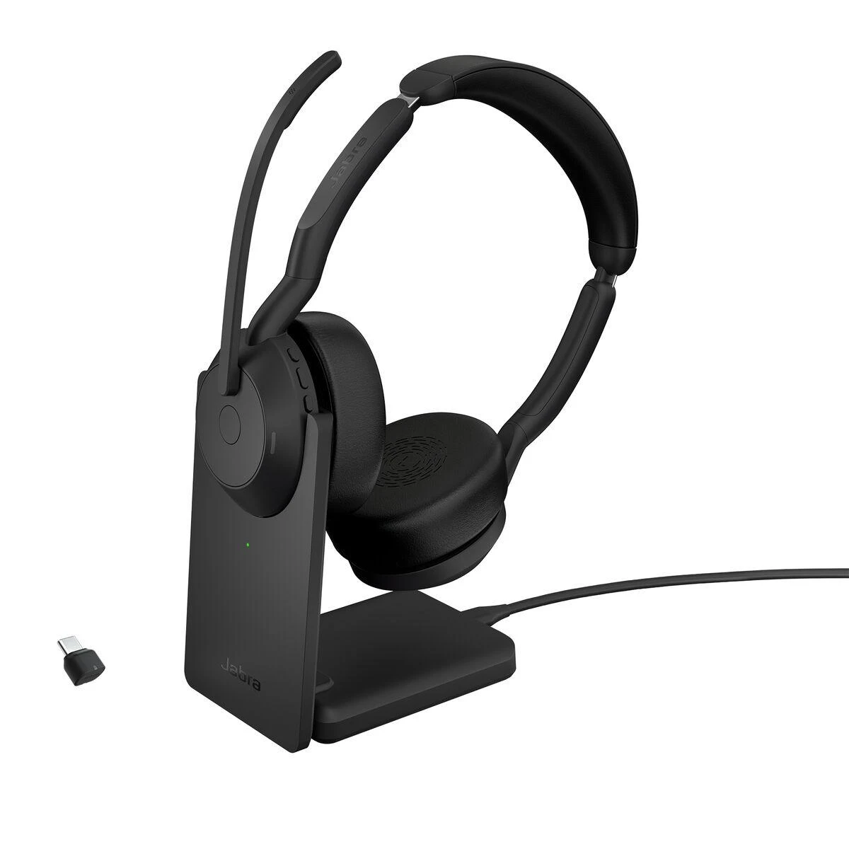 Ausinės JABRA Evolve2 55 Link380c UC Stereo Stovas