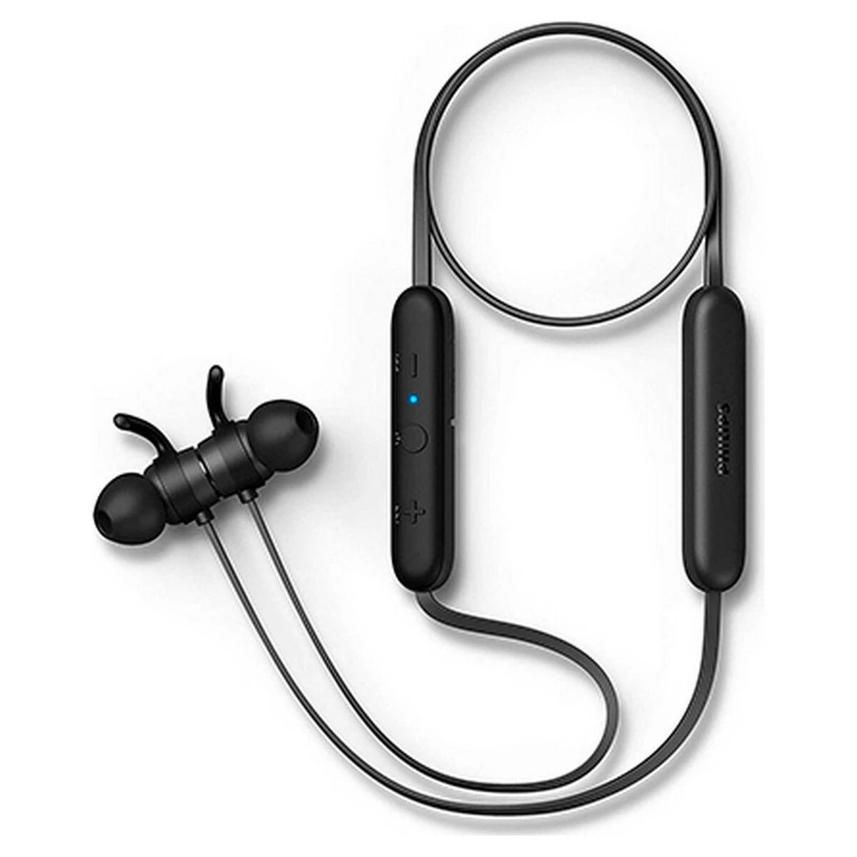 Į ausis dedamos belaidės ausinės su mikrofonu Philips TAE1205BK/00, Juodos