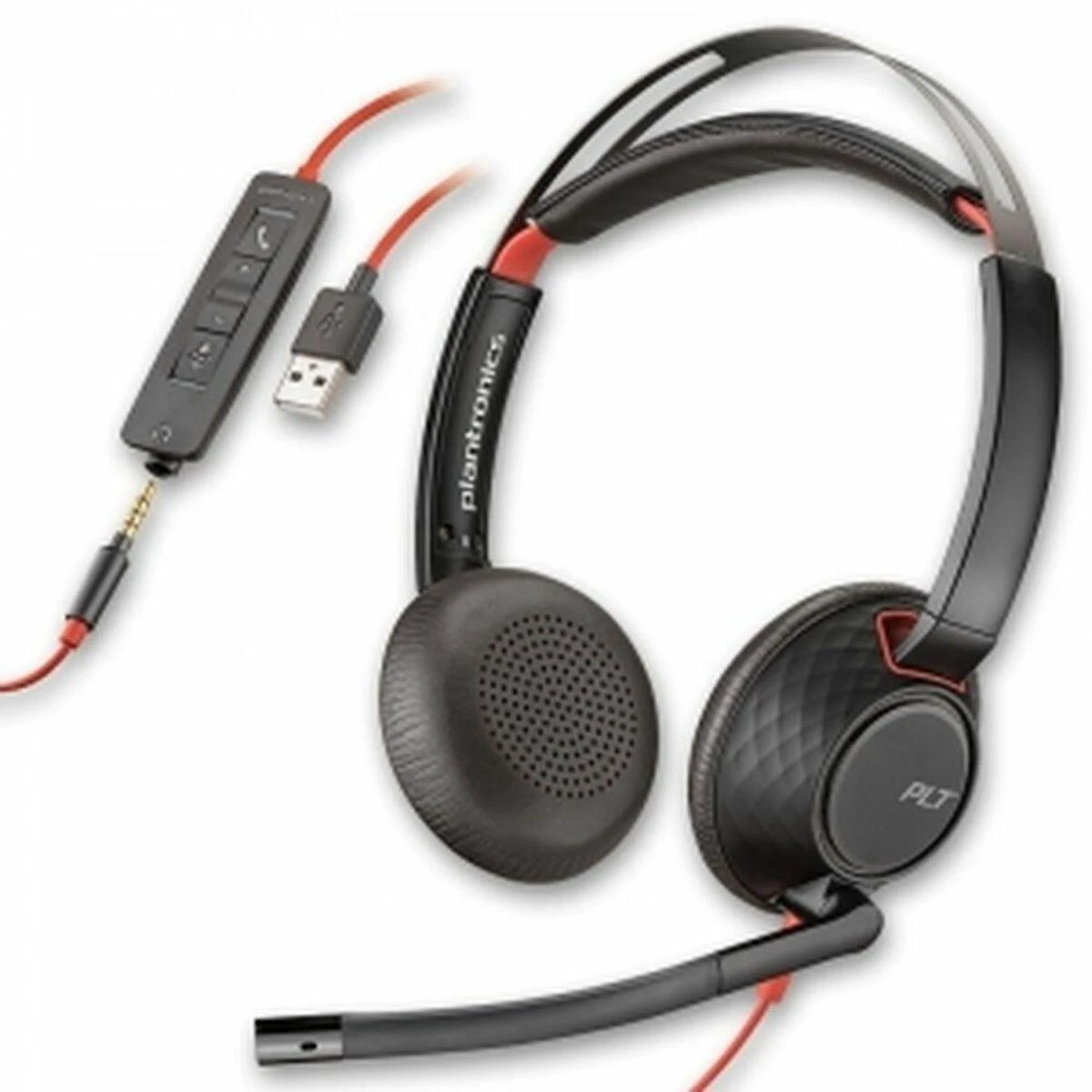 Plantronics POLY Blackwire C5220 USB-A 5200 Series Ausinės ant ausies USB ir 3,5 mm lizdas