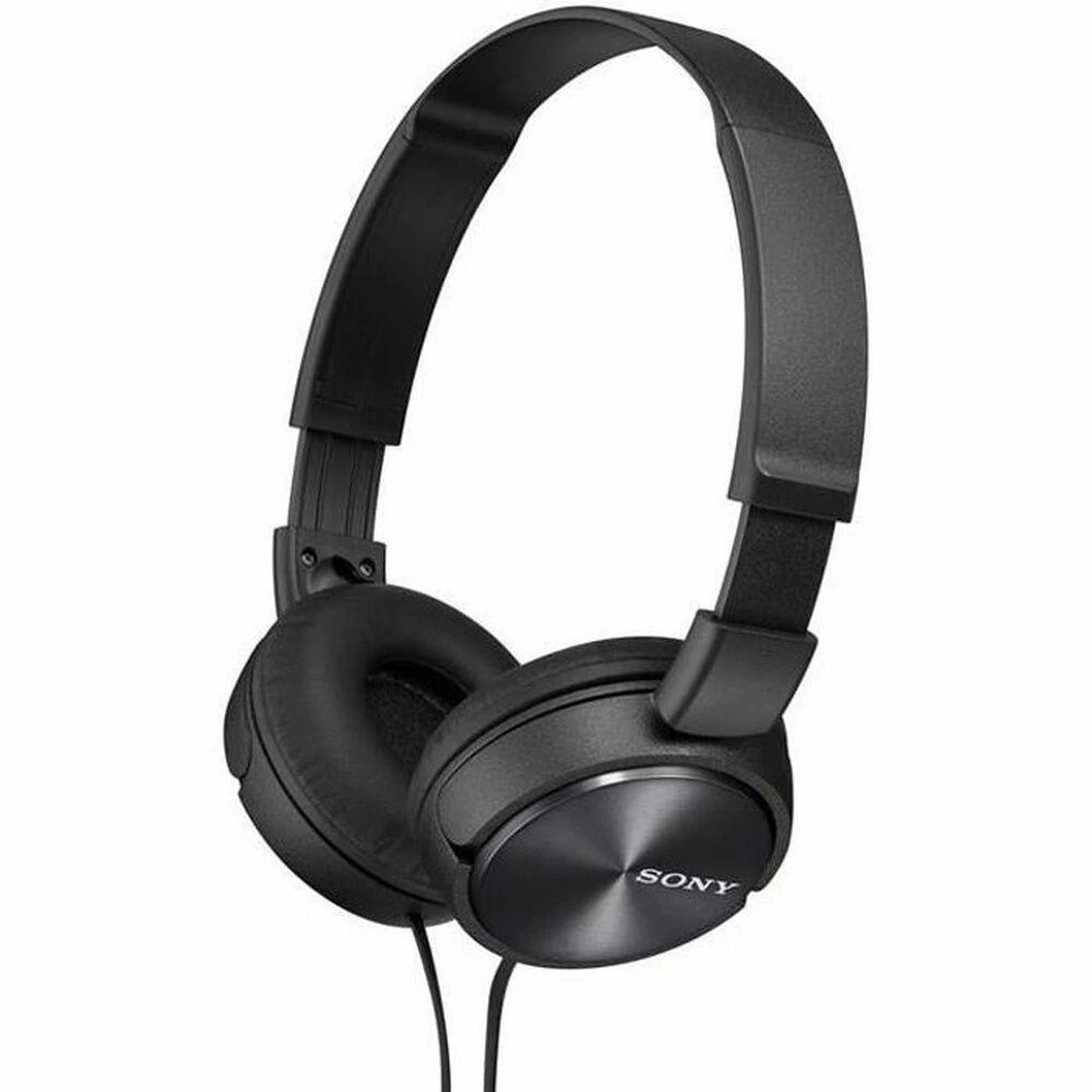 Sulankstomos kelioninės ausinės Sony MDR-ZX310, Juodos