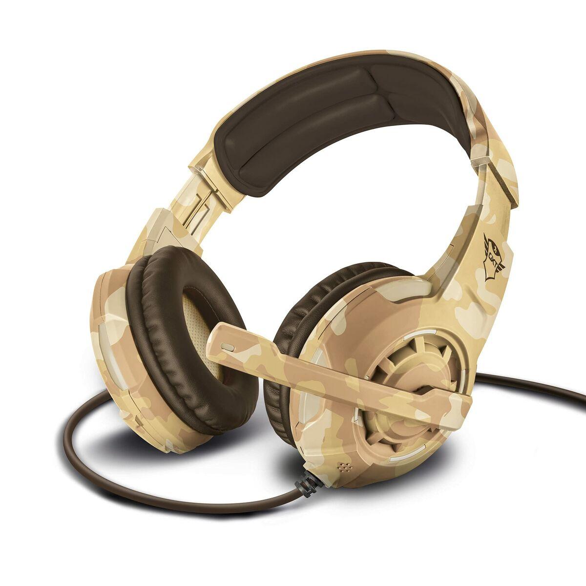 Žaidimų ausinės Trust GXT 310D Radius, Desert Camo, 22208
