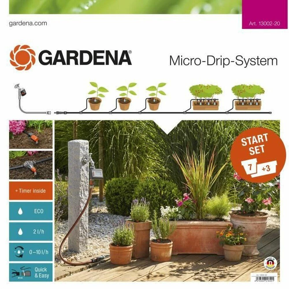 Gardena Automatinis pradinis rinkinys gėlių vazonams M