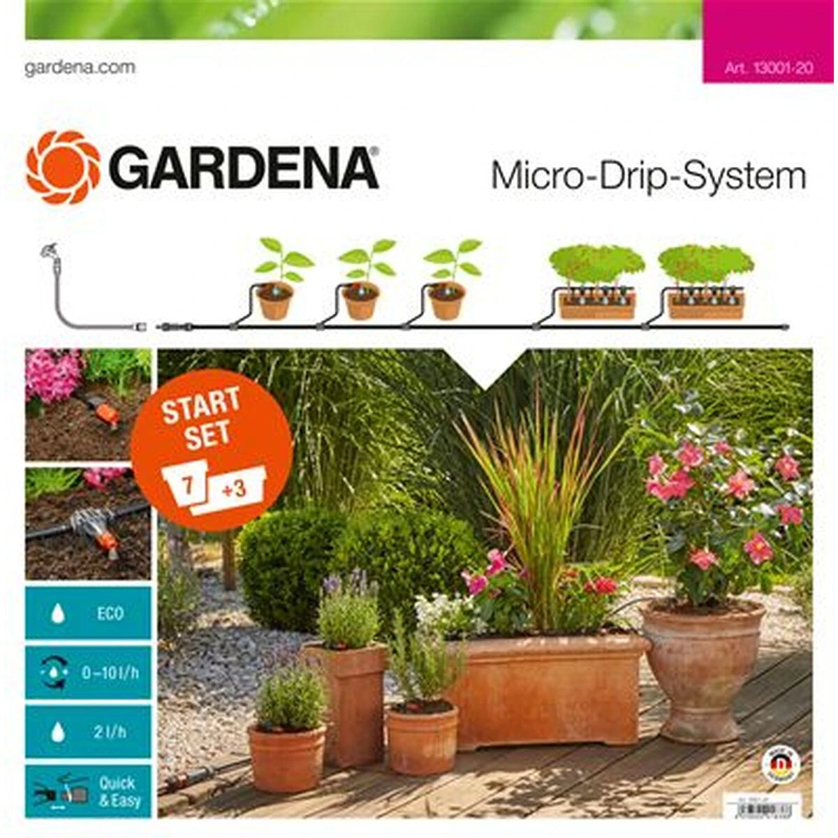 Gardena Pradinis rinkinys augalų vazonams M