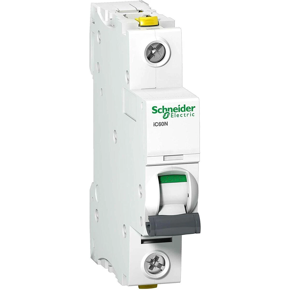 Schneider Electric grandinės pertraukiklis 1P C 10A 6kA AC iC60N - A9F04110
