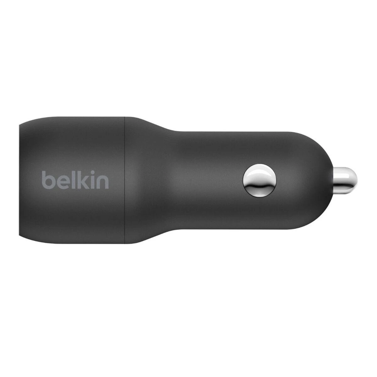 Belkinas | Dvigubas USB-A automobilinis įkroviklis 24W + USB-A prie žaibo kabelis | PAdidinkite įkrovimą