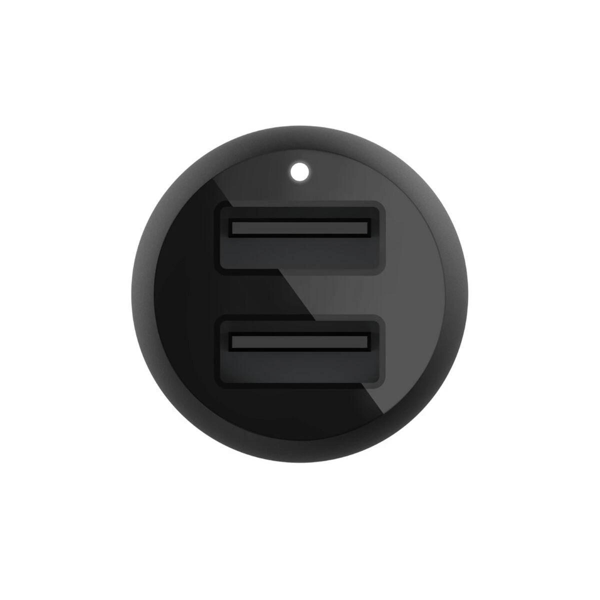 Belkinas | Dvigubas USB-A automobilinis įkroviklis 24W + USB-A prie žaibo kabelis | PAdidinkite įkrovimą