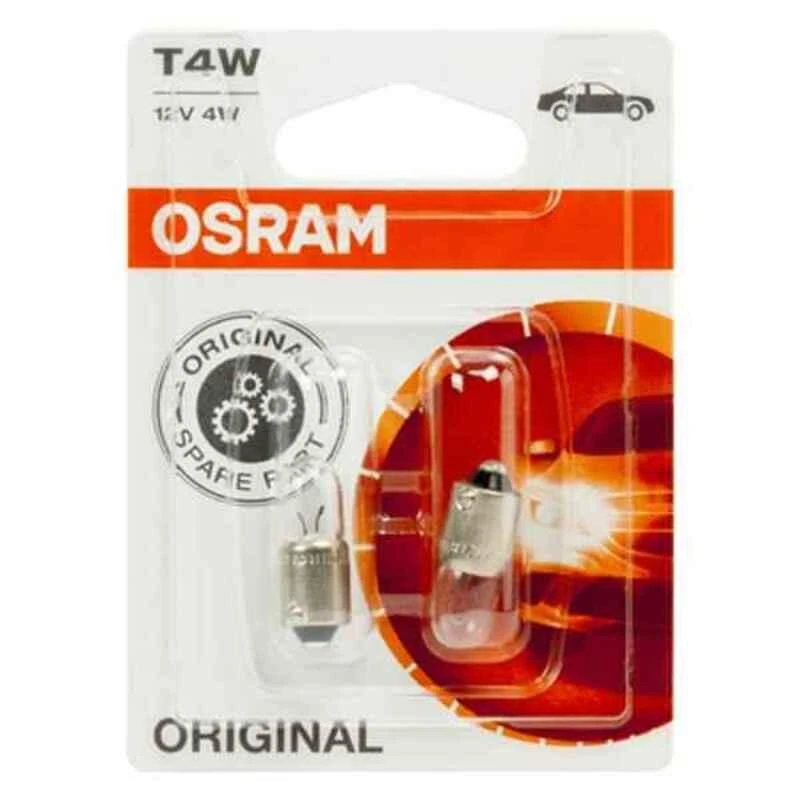 Osram T4W 12V 4W lemputės pakuotėje