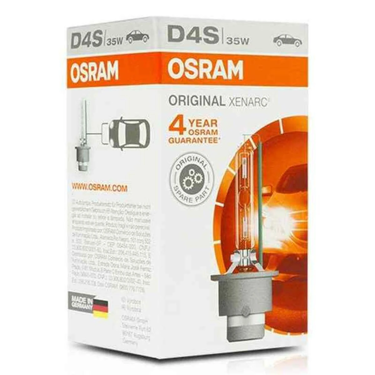 OSRAM Automobilinė lemputė XENON 35W P32D-5 D4S 1vnt