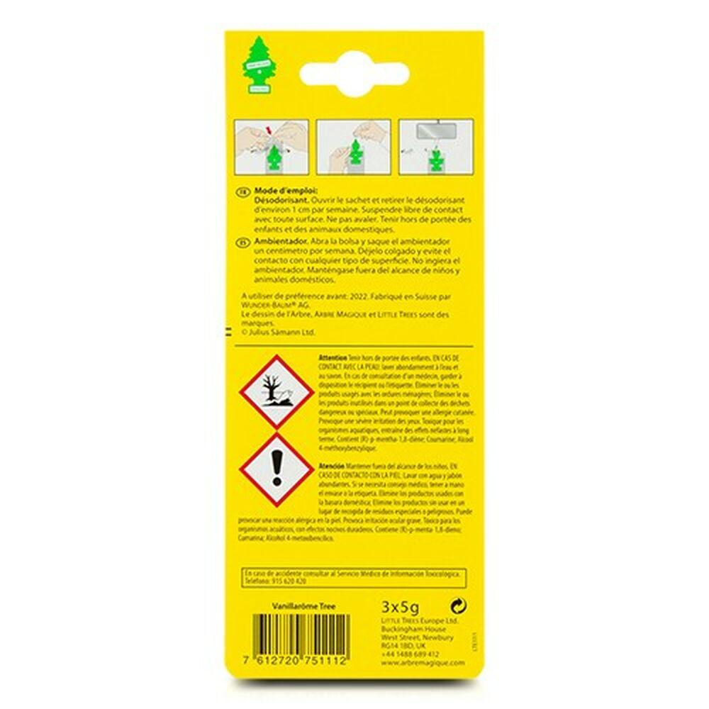 Automobilinis oro gaiviklis WUNDER-BAUM TREE Vanilla, 3 vnt